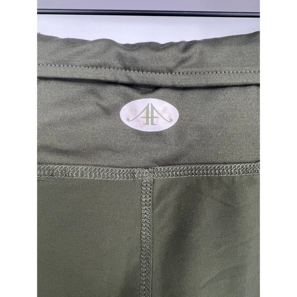 Alex + Abby NWT Olive Chive Motion Ruched Adjustable Bootcut Woven Pant Medium - Picture 9 of 11